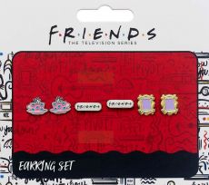 Friends Dangle Earrings 3 Pack (Silver plated)