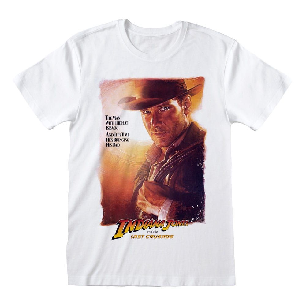 Indiana Jones The Last Crusade T-Shirt Poster Size XL Heroes Inc