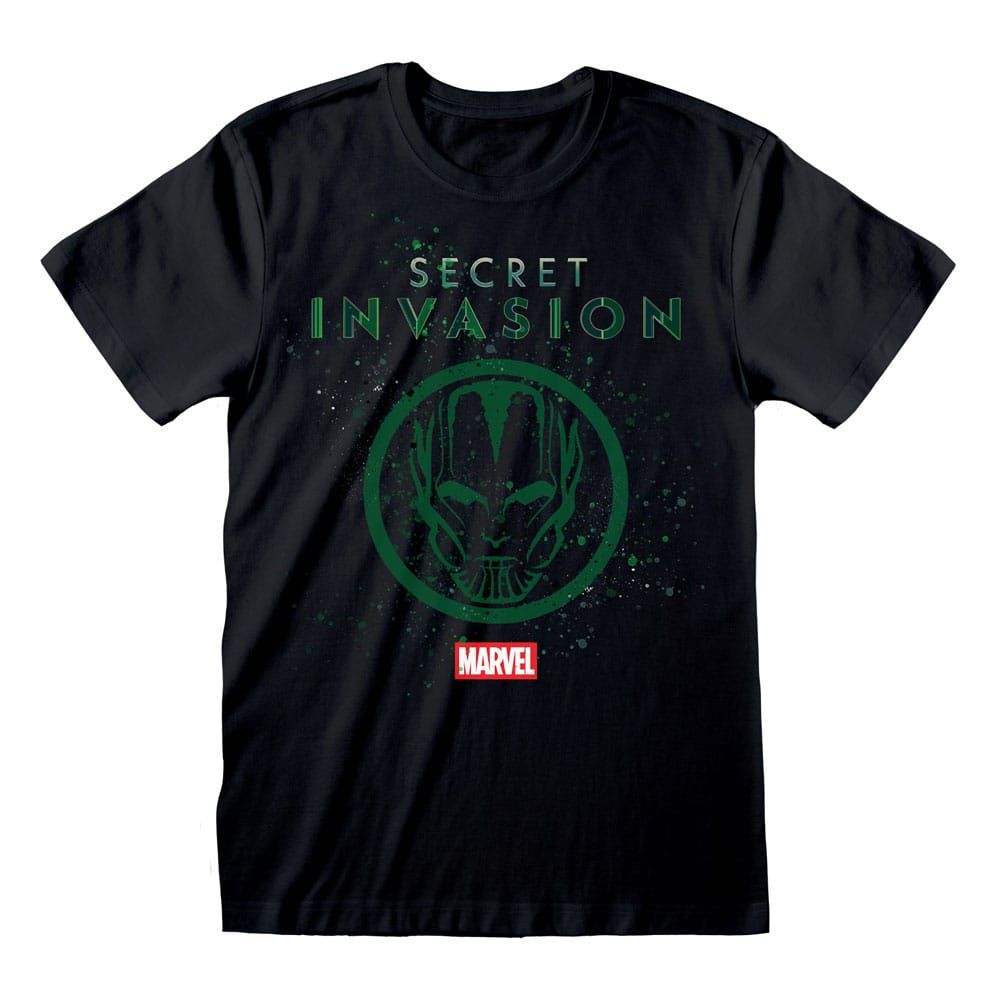 Marvel T-Shirt Secret Invasion Logo Size M Heroes Inc