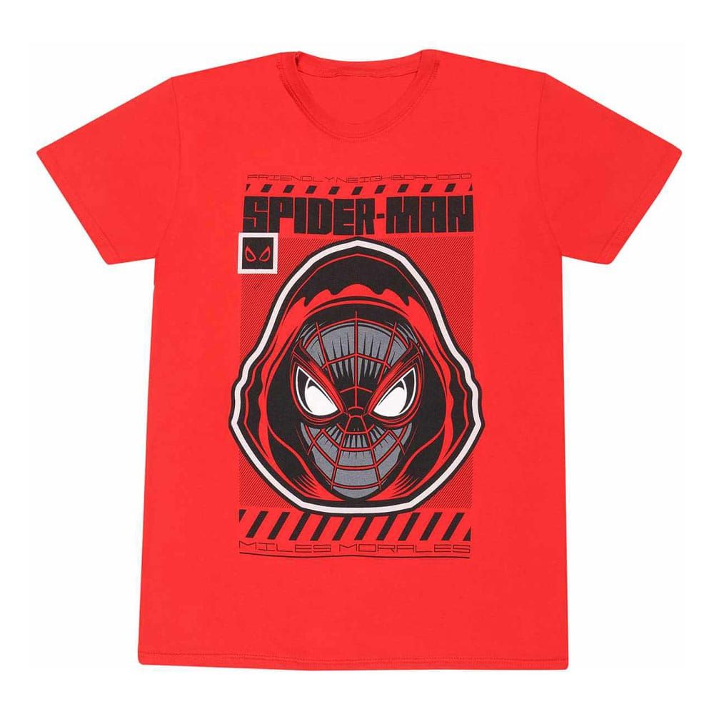 Marvel T-Shirt Spider-Man Miles Morales Video Game - Hooded Spider Size XL Heroes Inc