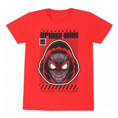 Marvel T-Shirt Spider-Man Miles Morales Video Game - Hooded Spider Size L