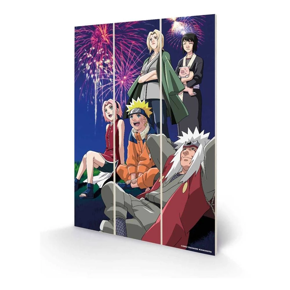 Naruto Wooden Wall Art A Time For Celebration 20 x 30 cm Pyramid International