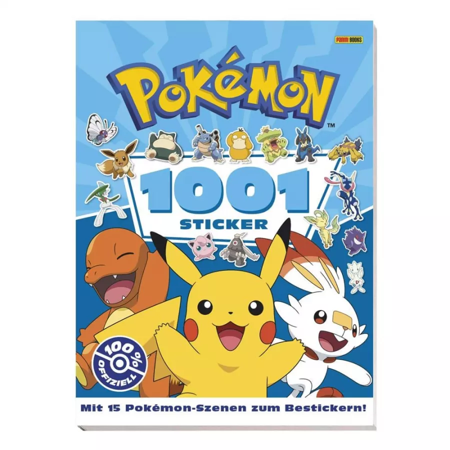 Pokémon Book 1001 Sticker *German Version* Panini