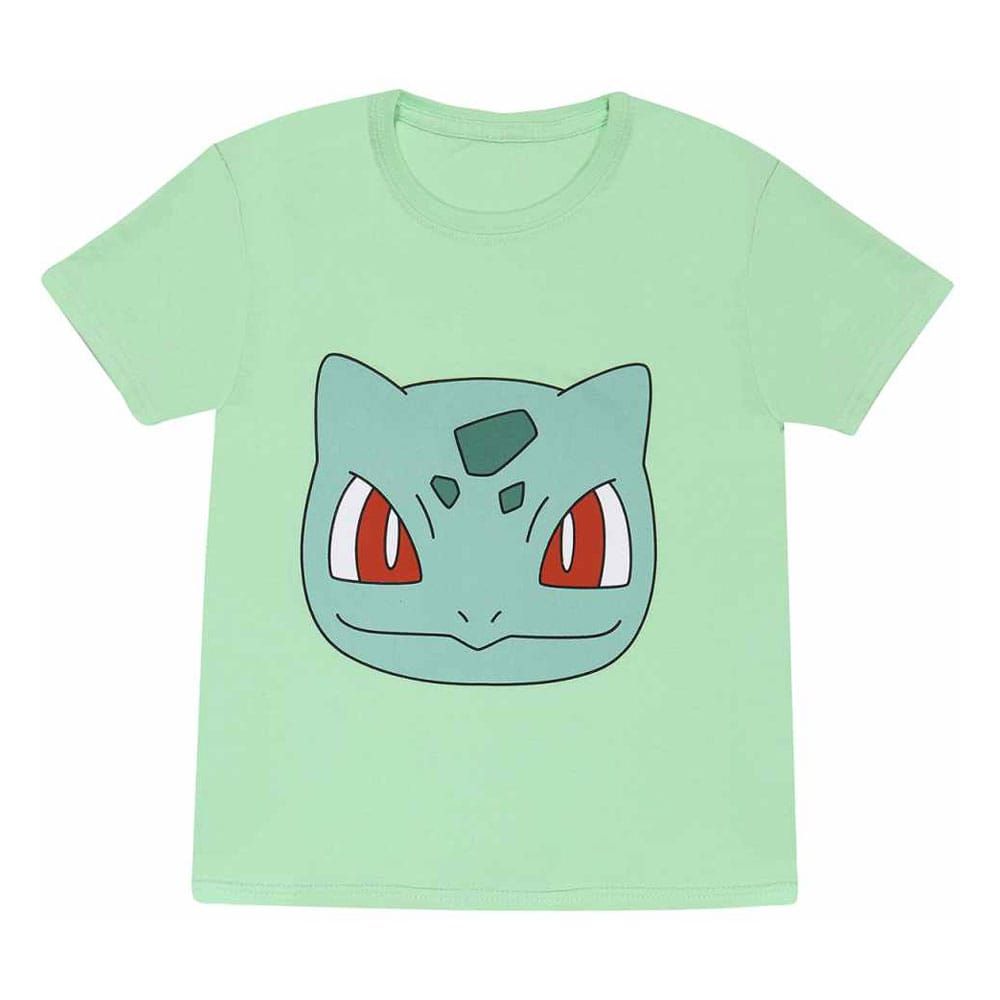 Pokemon T-Shirt Bulbasaur Face Size Kids L Heroes Inc