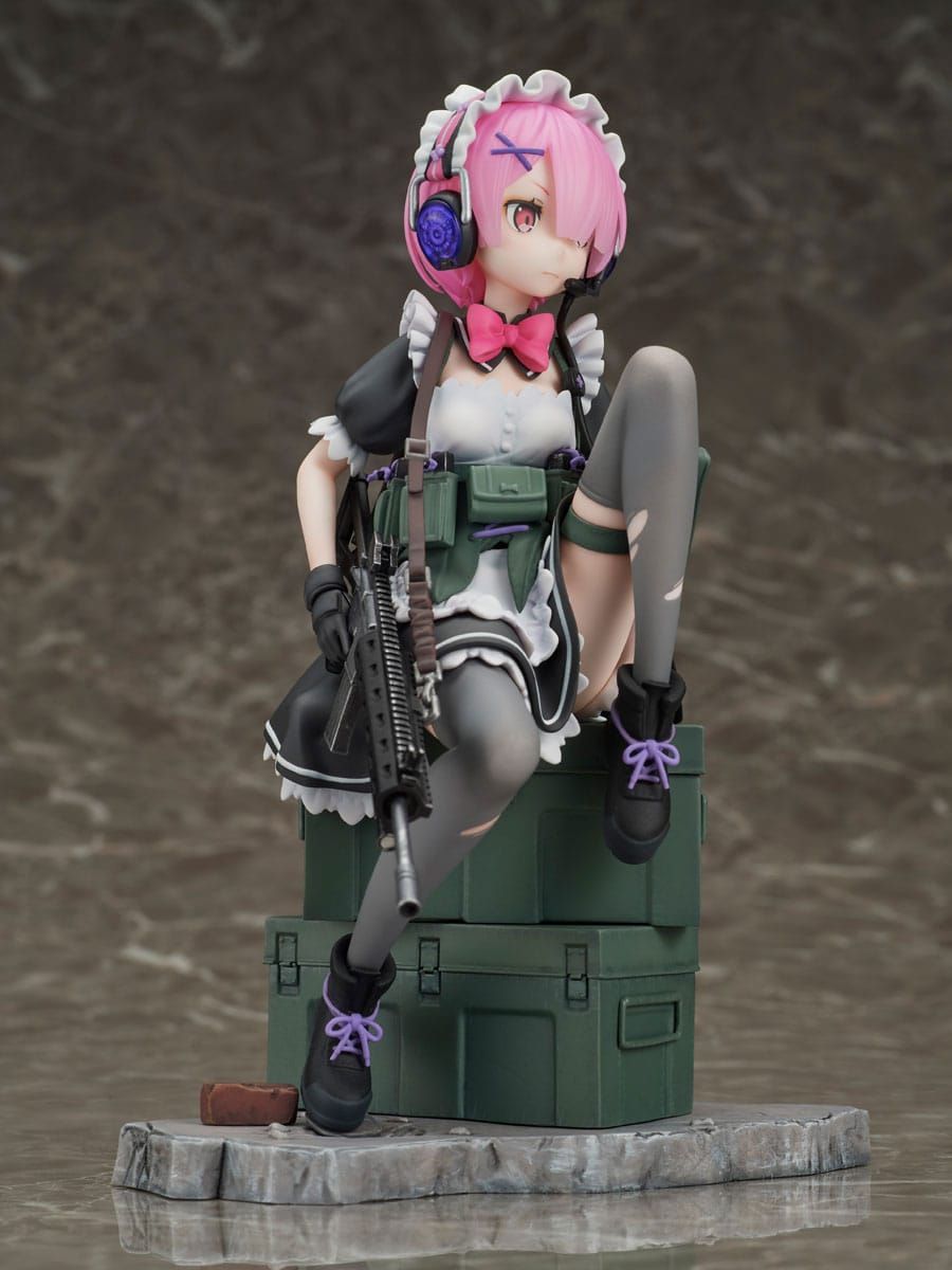 Re:Zero Starting Life in Another World PVC Statue 1/7 Ram Military Ver. 20 cm Helios