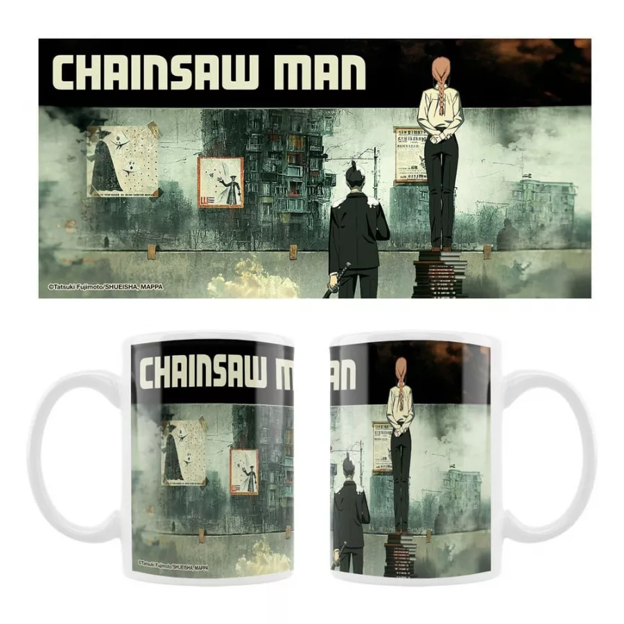 Chainsaw Man Ceramic Mug Makima & Aki Sakami Merchandise