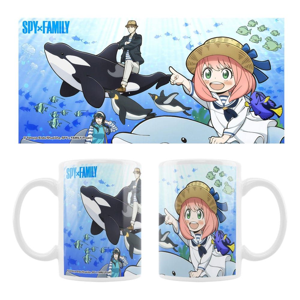 Spy x Family Ceramic Mug Sea Animals Sakami Merchandise
