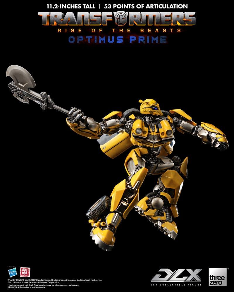 Transformers: Rise of the Beasts DLX Action Figure 1/6 Optimus Prime 28 cm ThreeZero
