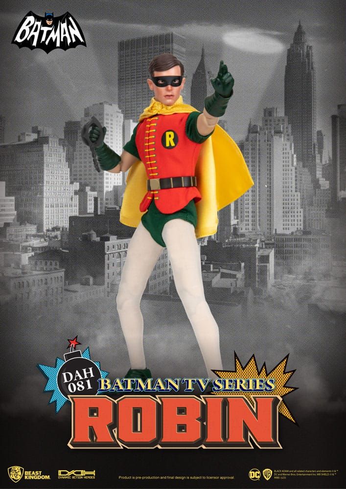 DC Comics Dynamic 8ction Heroes Action Figure 1/9 Batman TV Series Robin 24 cm Beast Kingdom Toys