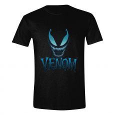 Marvel T-Shirt Venom Blue Web Face Size L