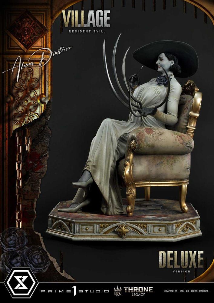 Resident Evil Village Throne Legacy Collection Statue 1/4 Alcina Dimitrescu Deluxe Version 66 cm Prime 1 Studio