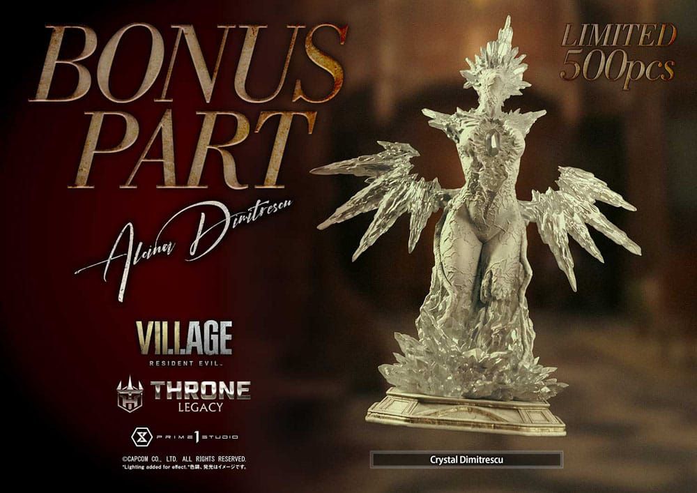 Resident Evil Village Throne Legacy Collection Statue 1/4 Alcina Dimitrescu Deluxe Bonus Version 66 cm Prime 1 Studio