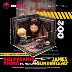 Silent Hill DioCube PVC Diorama Silent Hill 2 Red Pyramid Thing Vs James Sunderland Ft. Maria 15 cm Figurama Collectors