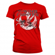 Star Wars Episode VII ladies t-shirt X-Wing Fighter M