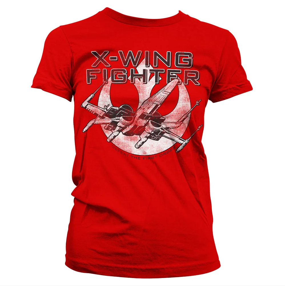 Star Wars Episode VII ladies t-shirt X-Wing Fighter XL Hybris