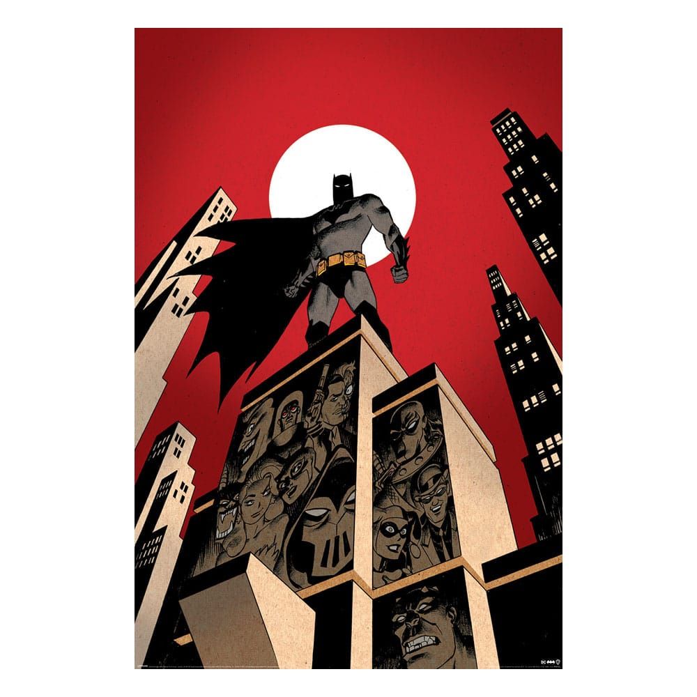 DC Comics Poster Pack Batman Villain Skyline 61 x 91 cm (4) Pyramid International
