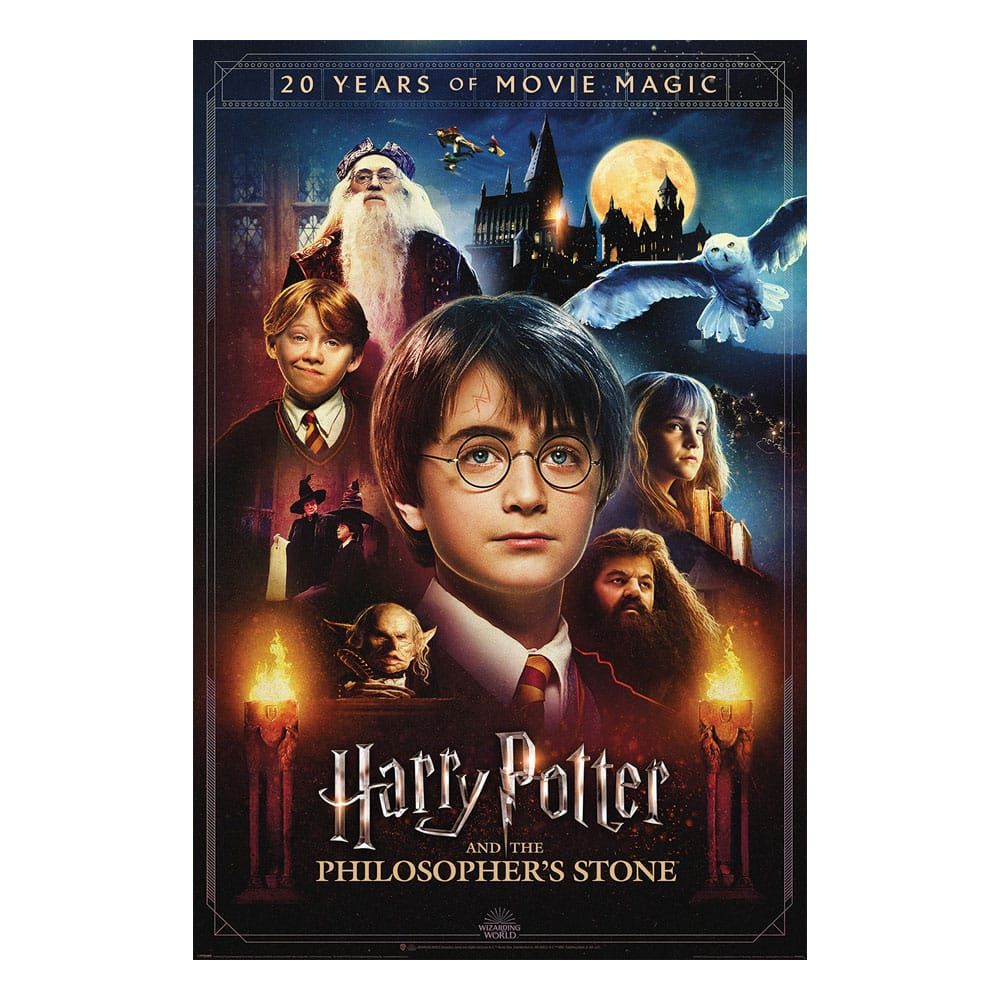 Harry Potter Poster Pack 20 Years of Movie Magic 61 x 91 cm (4) Pyramid International