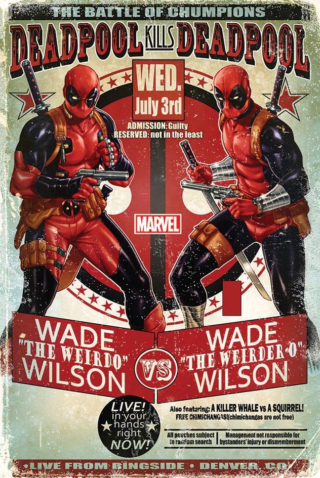 Marvel Poster Pack Deadpool Wade Vs Wade 61 x 91 cm (4) Pyramid International
