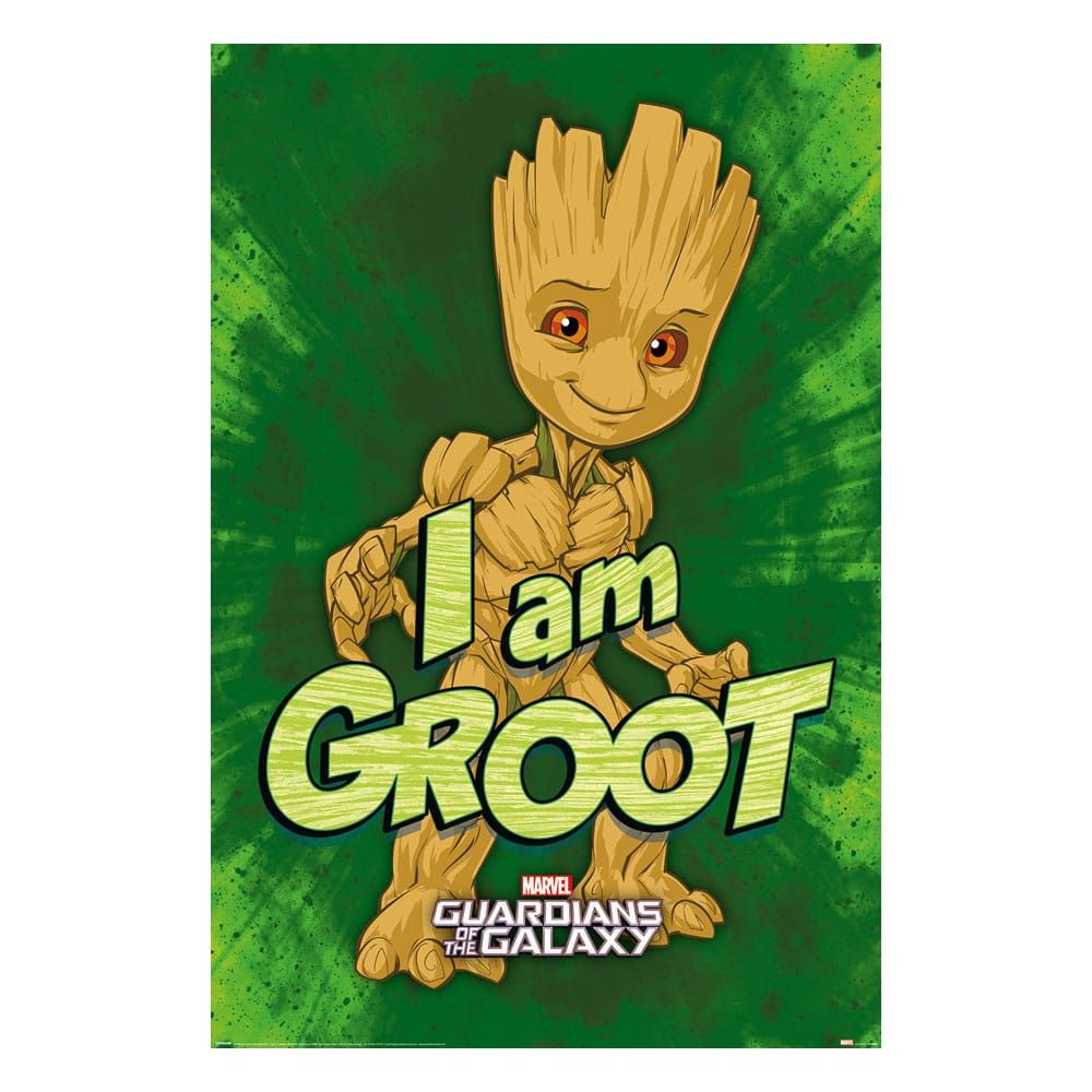 Marvel Poster Pack Guardians of the Galaxy I am Groot 61 x 91 cm (4) Pyramid International