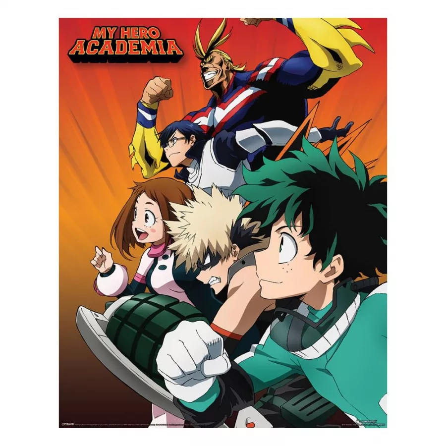 My Hero Academia Poster Pack Heroes to Action 40 x 50 cm (4) Pyramid International