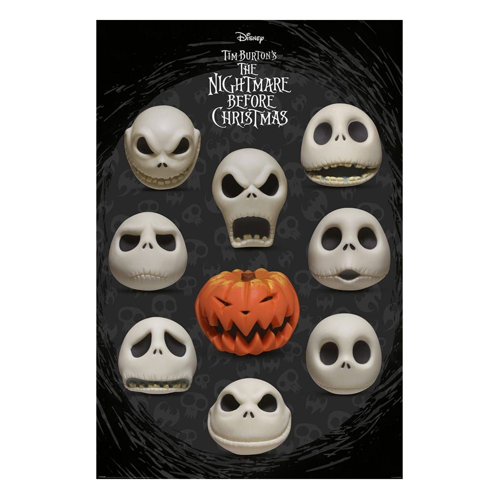 Nightmare before Christmas Poster Pack Many Faces of Jack 61 x 91 cm (4) Pyramid International