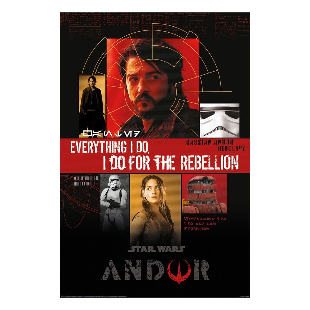 Star Wars: Andor Poster Pack For the Rebbelion 61 x 91 cm (4) Pyramid International