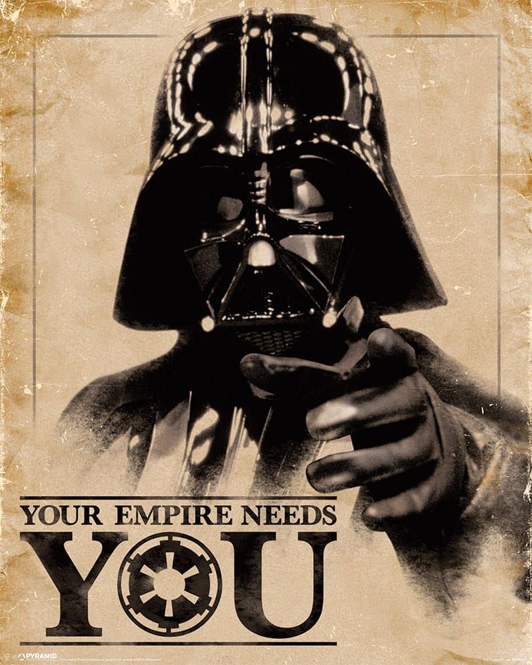Star Wars Classic Poster Pack Your Empire Needs You 40 x 50 cm (4) Pyramid International