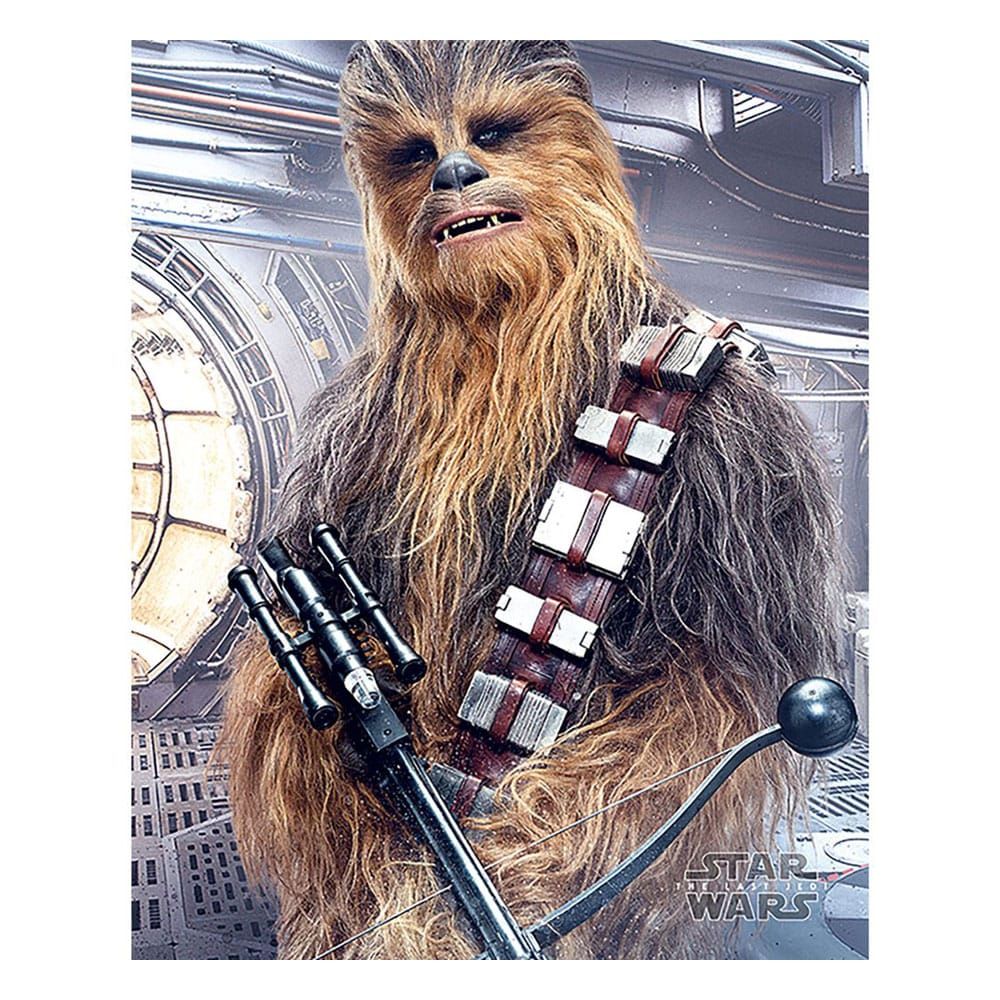 Star Wars: The last Jedi Poster Pack Chewbacca Bowcaster 40 x 50 cm (4) Pyramid International