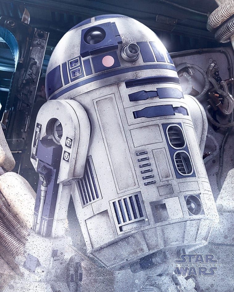 Star Wars: The last Jedi Poster Pack R2-D2 Droid 40 x 50 cm (4) Pyramid International