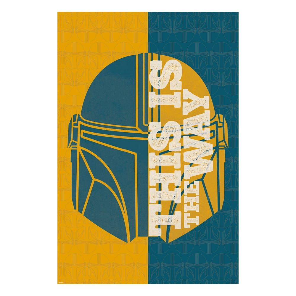 Star Wars: The Mandalorian Poster Pack Half/Half 61 x 91 cm (4) Pyramid International