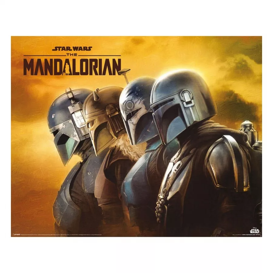 Star Wars: The Mandalorian Poster Pack The Mandalorian Creed 40 x 50 cm (4) Pyramid International