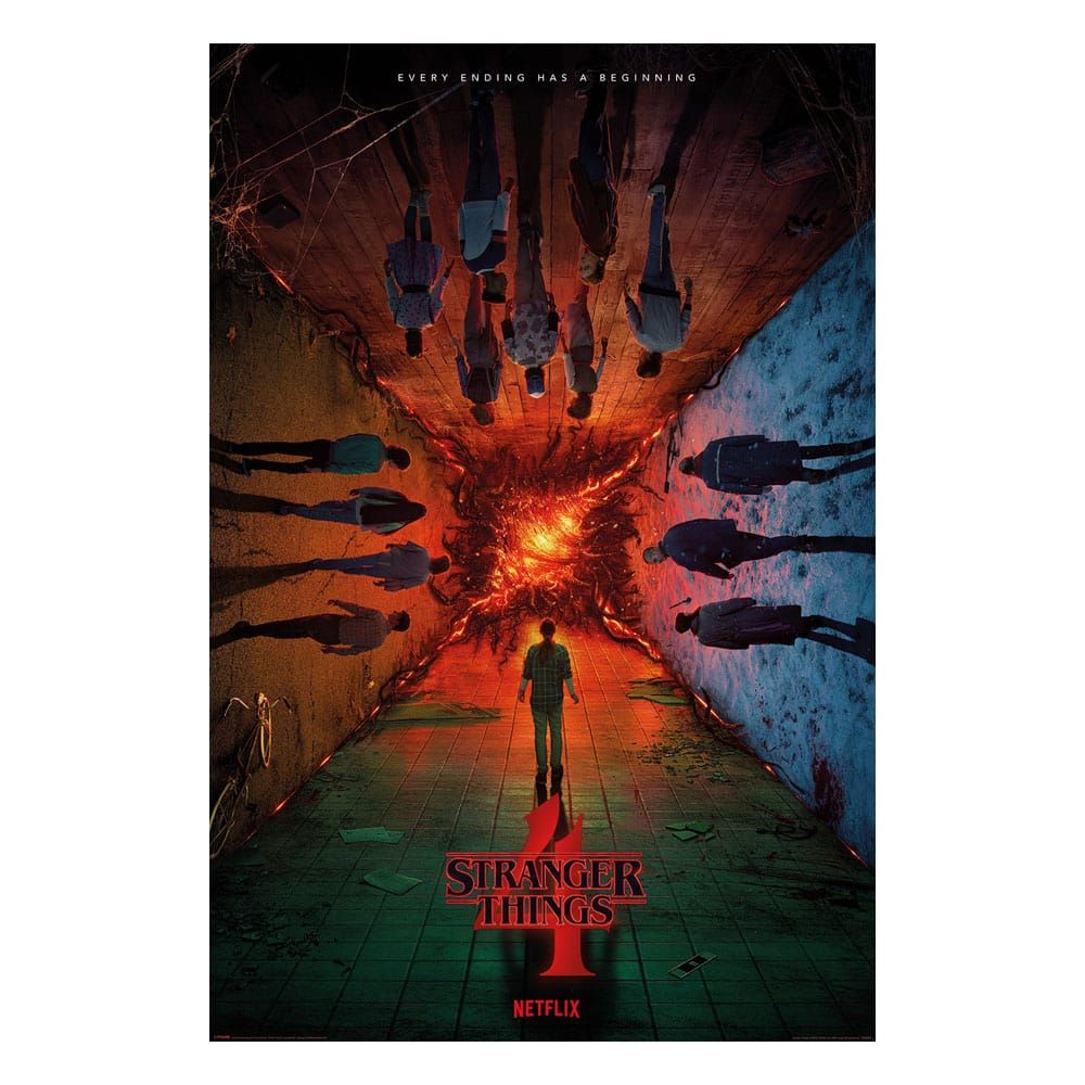 Stranger Things 4 Poster Pack Every Ending has a Beginning 61 x 91 cm (4) Pyramid International