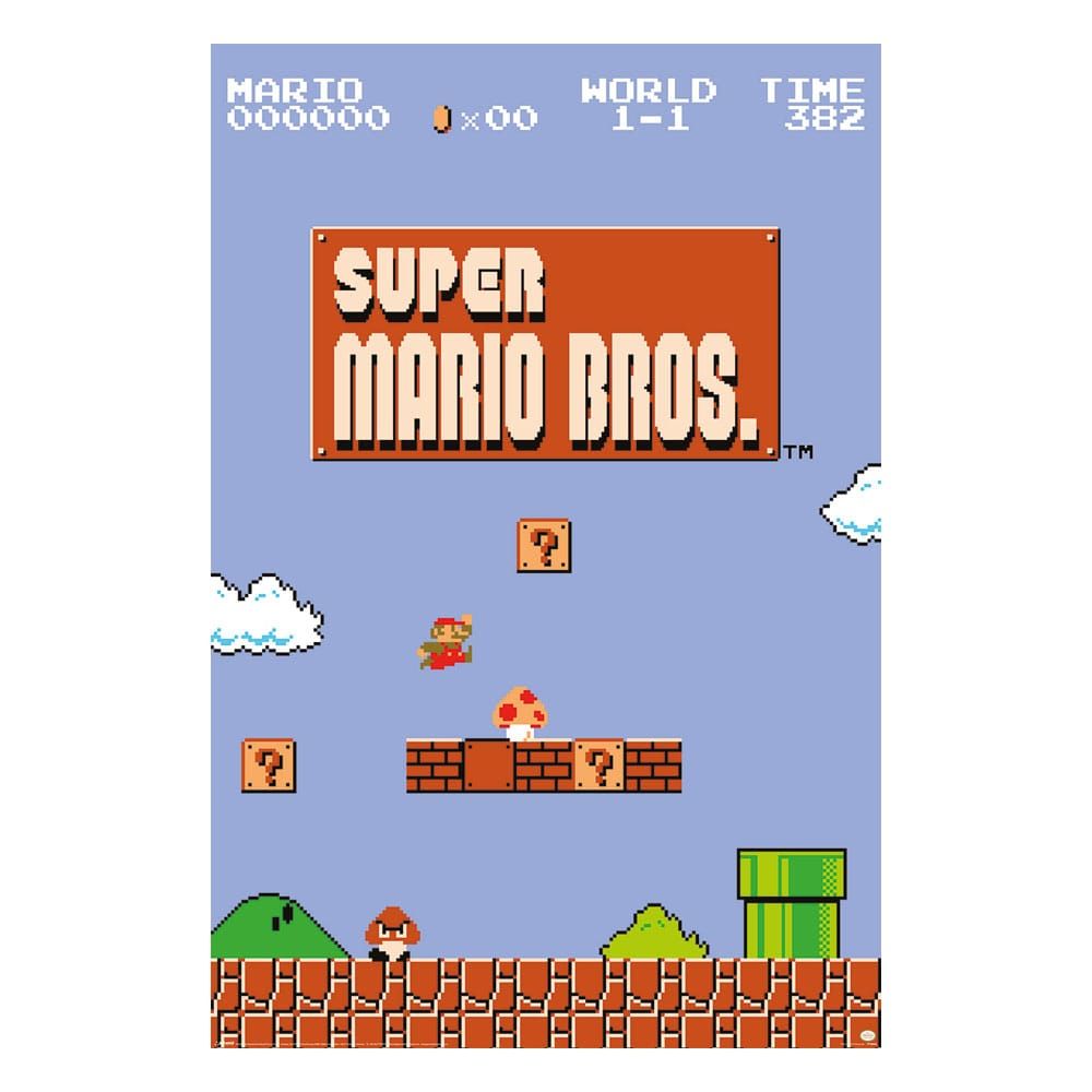 Super Mario Brothers Poster Pack World 1-1 61 x 91 cm (4) Pyramid International