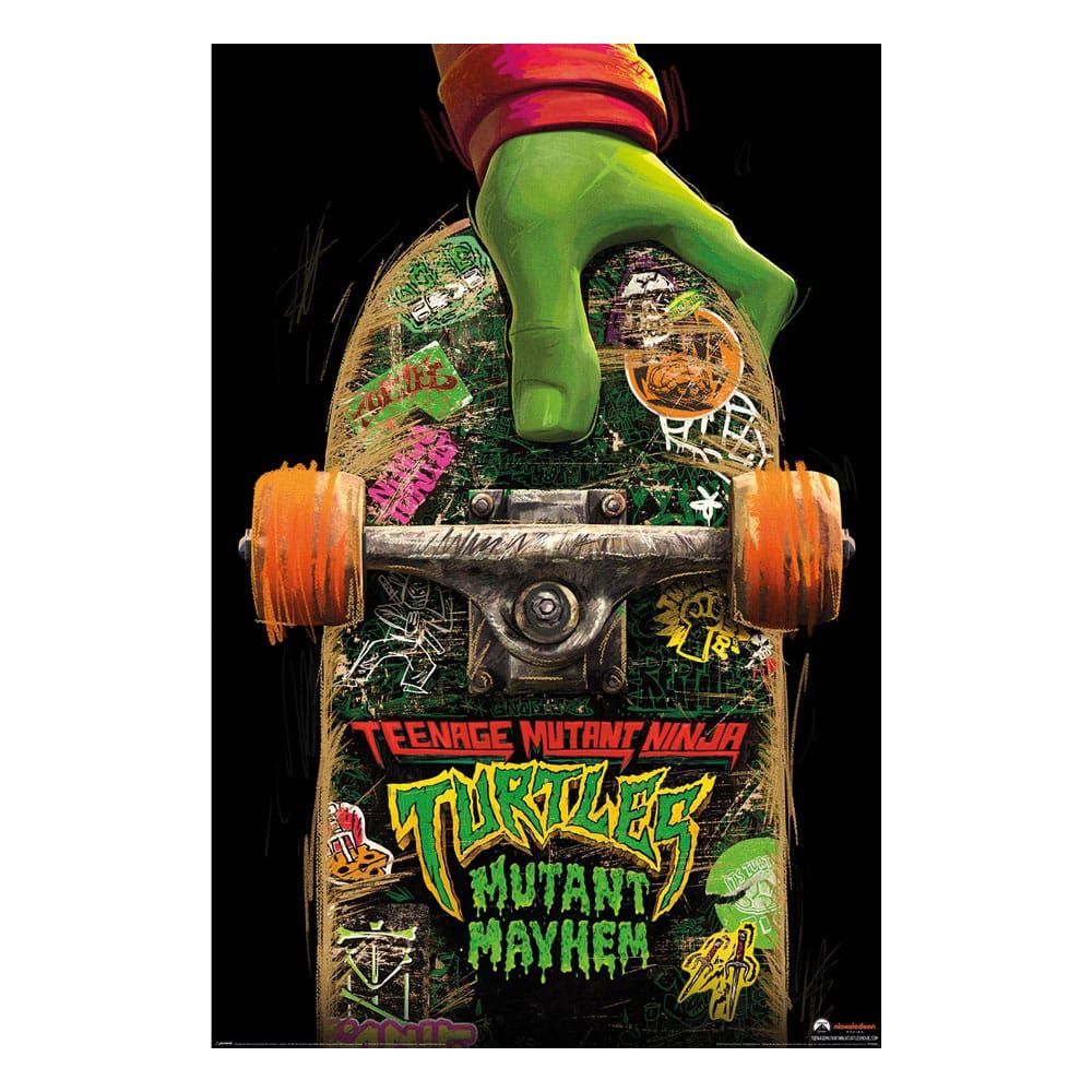 Teenage Mutant Ninja Turtles: Mutant Mayhem Poster Pack Skateboard 61 x 91 cm (4) Pyramid International