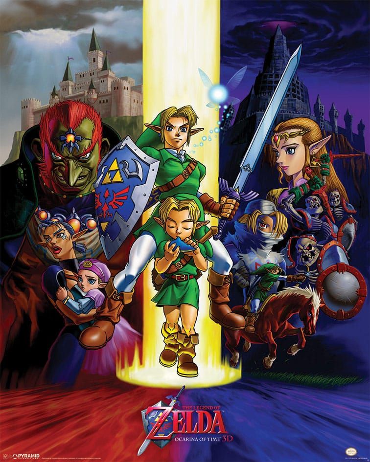 The Legend of Zelda Poster Pack Ocarina of Time 40 x 50 cm (4) Pyramid International