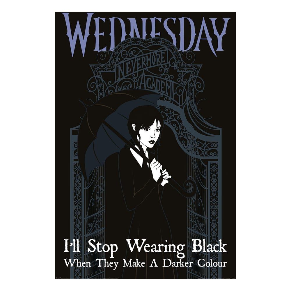 Wednesday Poster Pack Darker than Black 61 x 91 cm (4) Pyramid International