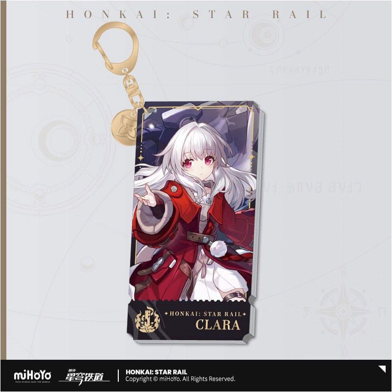 Honkai: Star Rail Character Acrylic Keychain Clara 9 cm MiHoYo