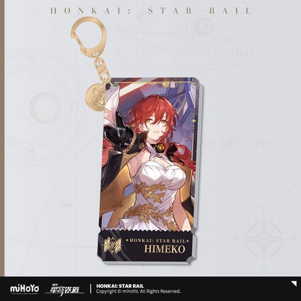 Honkai: Star Rail Character Acrylic Keychain Himeko 9 cm MiHoYo