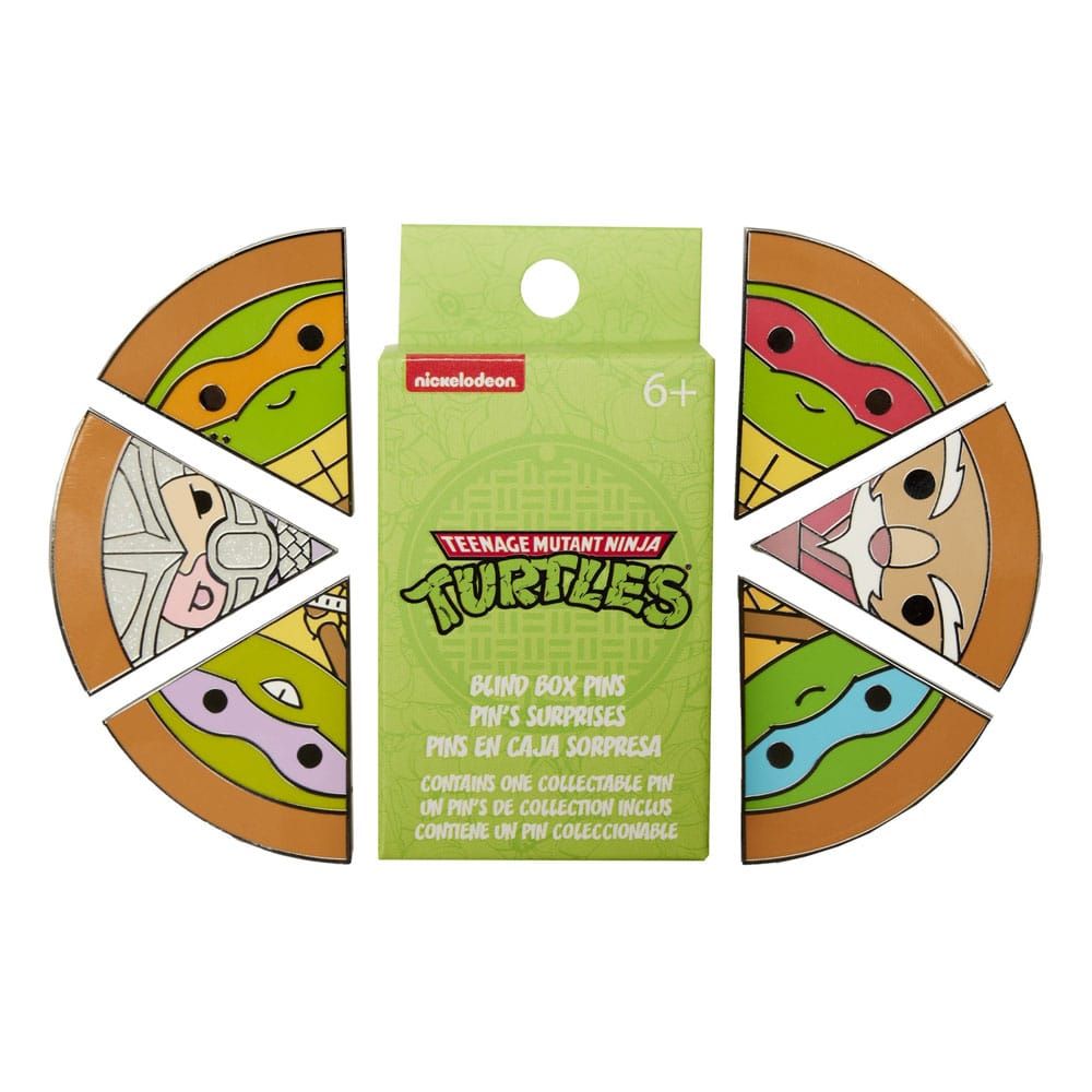 Teenage Mutant Ninja Turtles Loungefly Enamel Pins Blind Box Assortment Pizza Slices (12) Funko