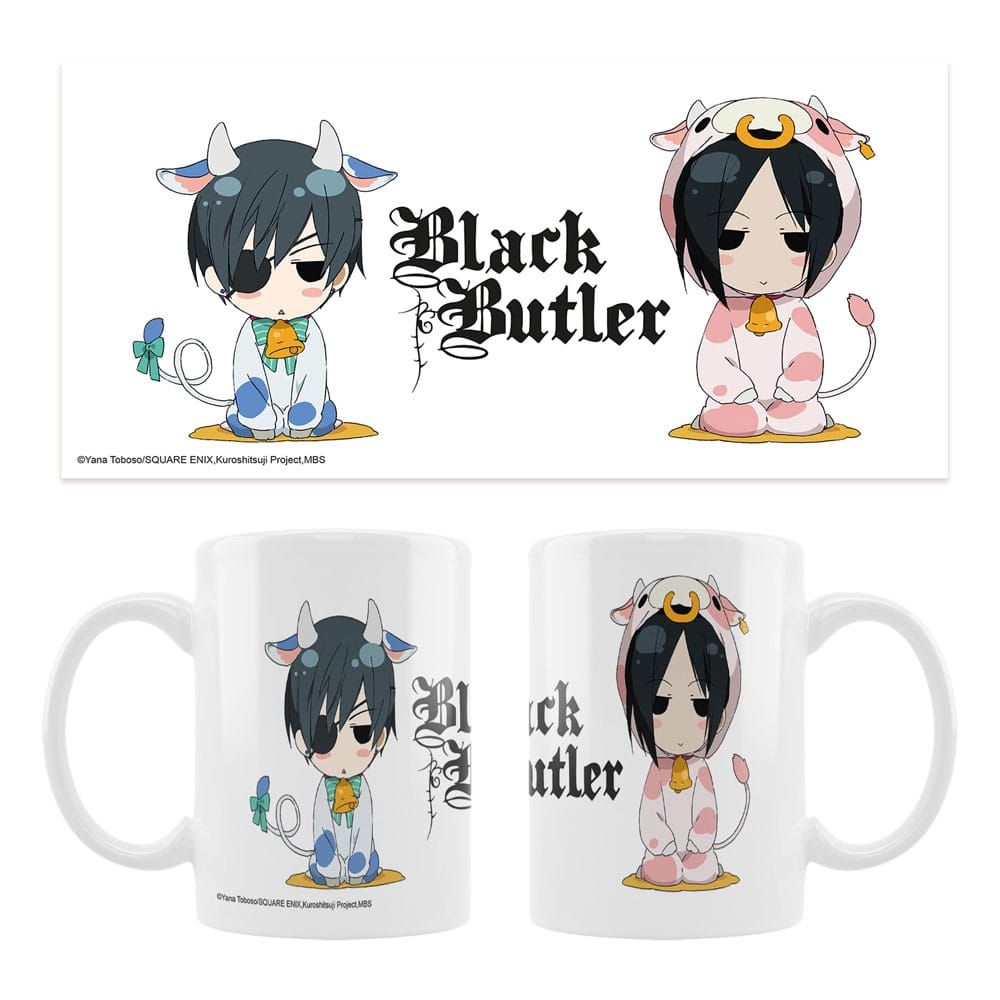 Black Butler Ceramic Mug Cow Costumes Sakami Merchandise