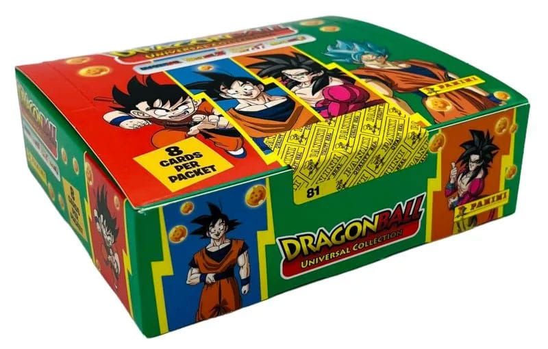 Dragon Ball Universal Collection Trading Cards Flow Packs Display (18) Panini