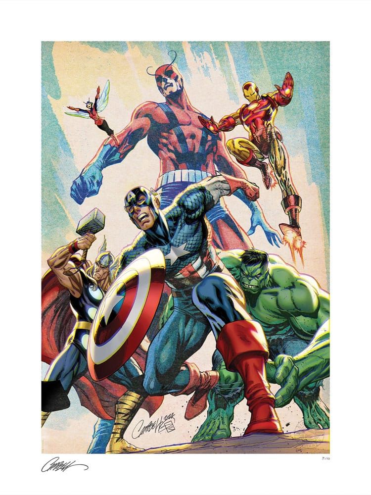 Marvel Art Print The Avengers 46 x 61 cm - unframed Sideshow Collectibles