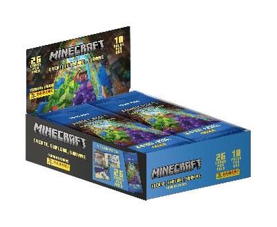 Minecraft - Create, Explore, Survive Trading Cards Fat Packs Display (10) *German Version* Panini