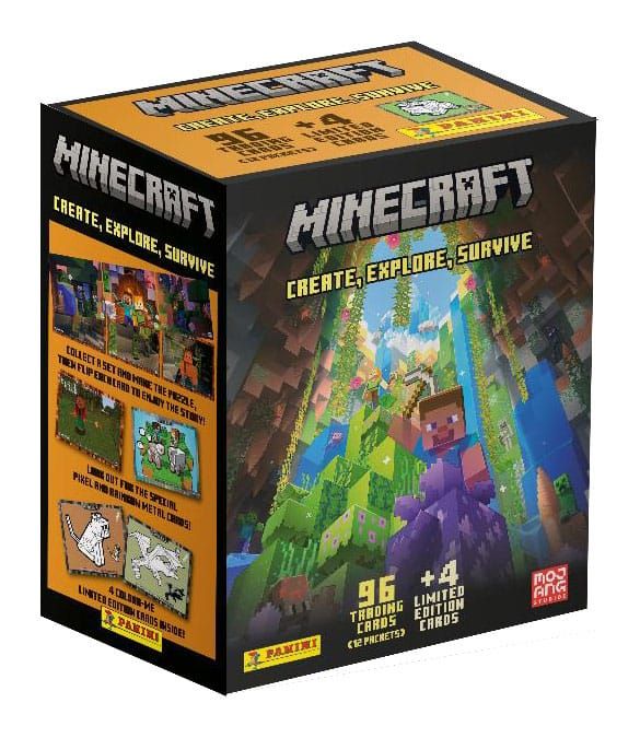 Minecraft - Create, Explore, Survive Trading Cards Mega Box *English Version* Panini