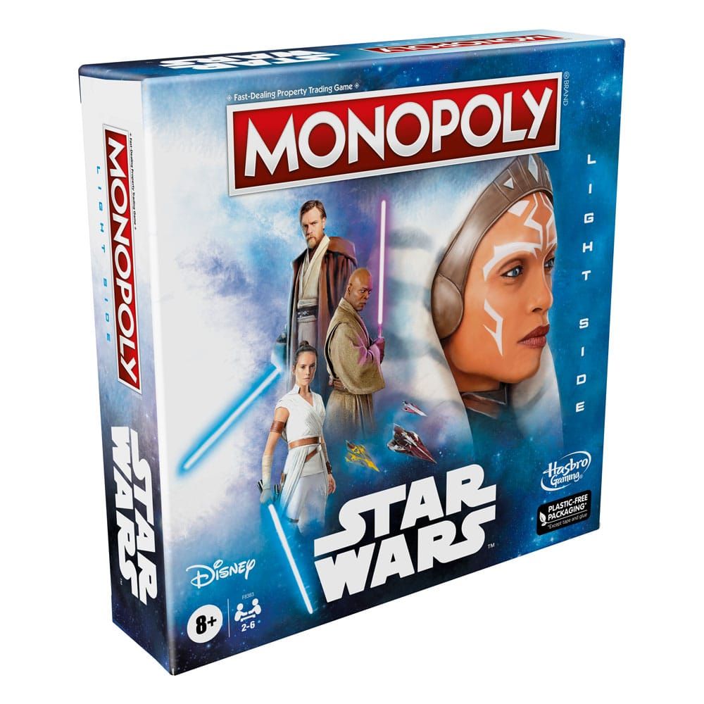 Star Wars Board Game Monopoly Light Side Edition *German Version* Hasbro