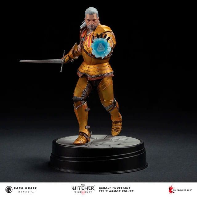 The Witcher 3 PVC Statue Geralt Toussaint Relic Armor 20 cm Dark Horse