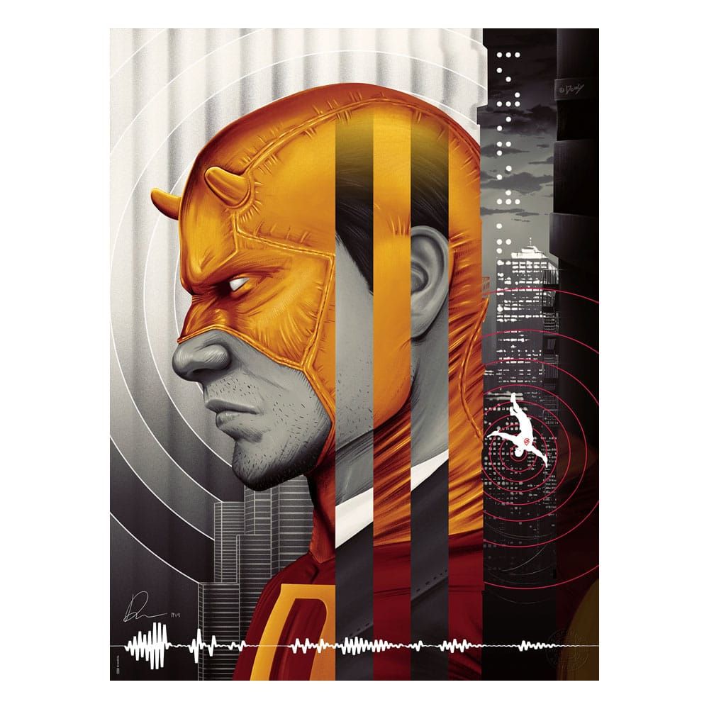 Marvel Art Print Daredevil: The Man Without Fear (Yellow Variant) 46 x 61 cm - unframed Sideshow Collectibles
