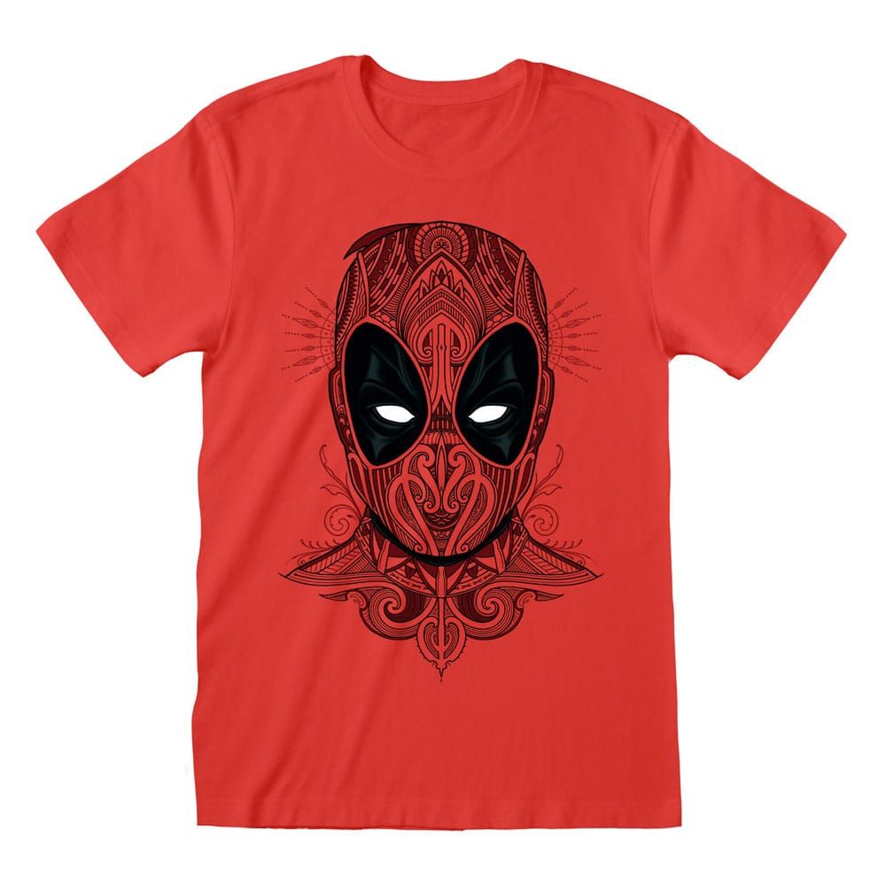 Marvel T-Shirt Deadpool Tattoo Style Size M Heroes Inc