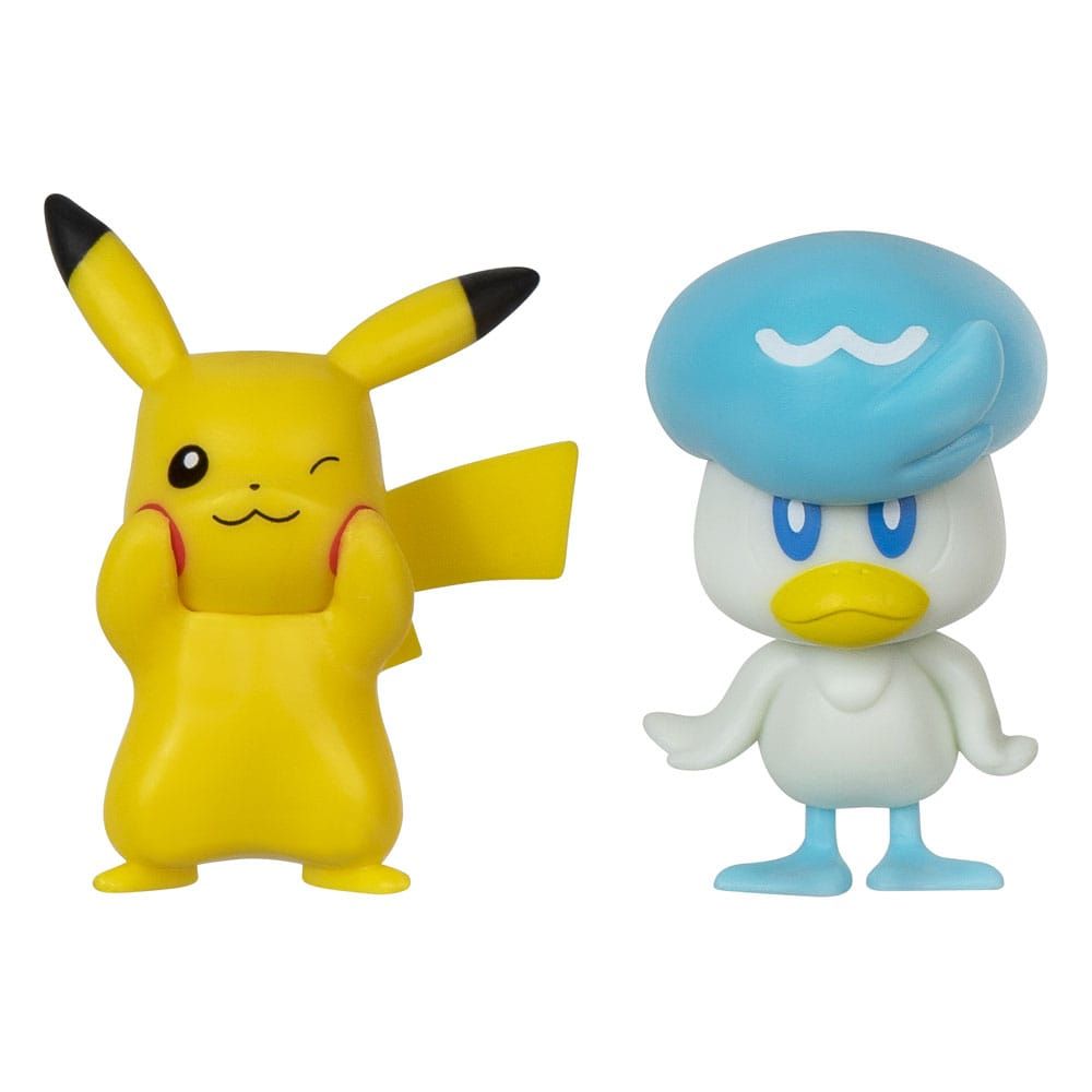Pokémon Gen IX Battle Figure Pack Mini Figure 2-Pack Pikachu & Quaxly 5 cm Jazwares