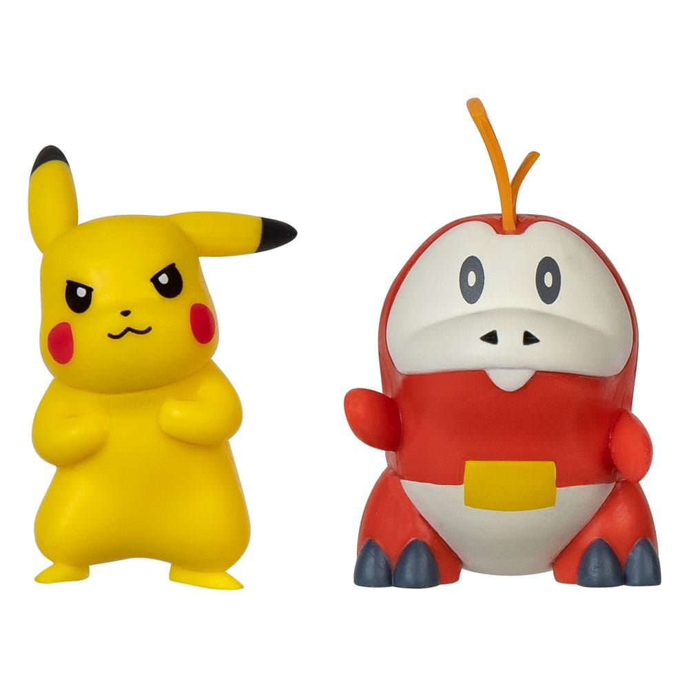 Pokémon Gen IX Battle Figure Pack Mini Figure 2-Pack Pikachu & Fuecoco 5 cm Jazwares